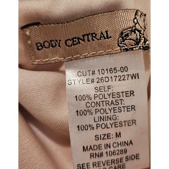 Dress Size Medium Body Central Open Back Long Multicolor Top Knit Dress - Picture 4 of 7